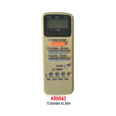 TOSHİBA KLİMA KUMANDASI KR0543 DMLK03054307